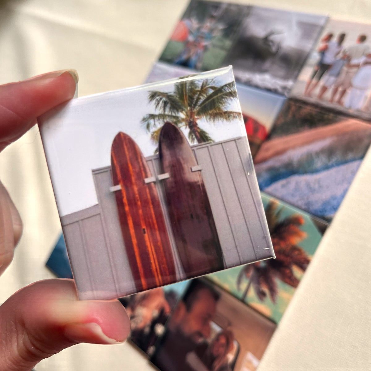 Custom Square Photo Magnet