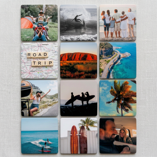Custom Square Photo Magnet